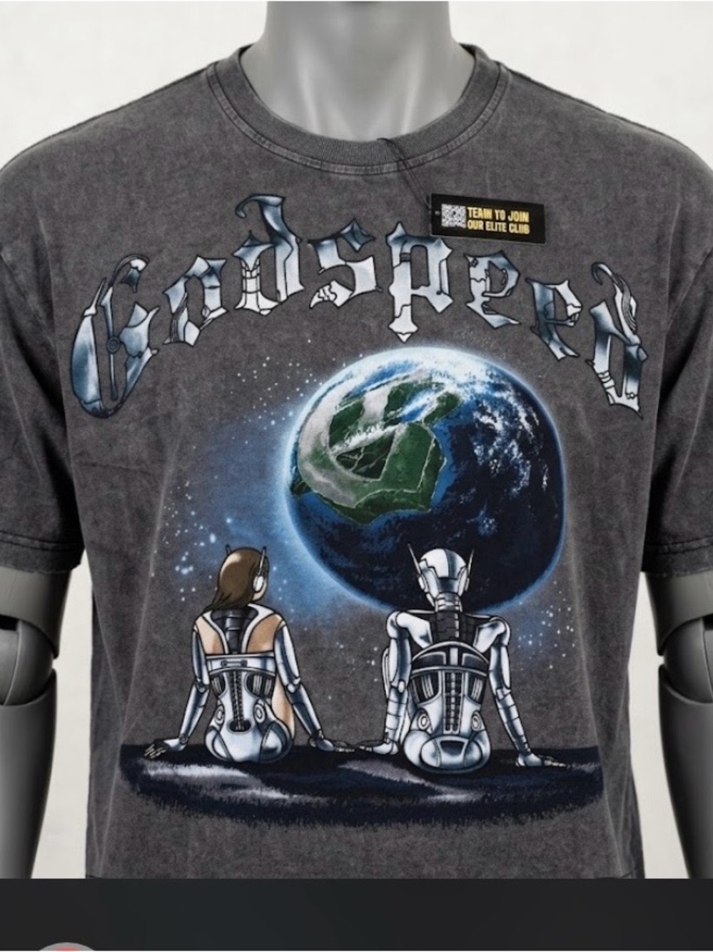 Godspeed Graphic T - Charcoal